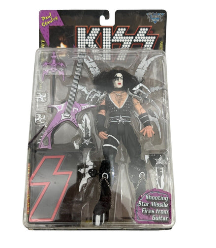 KISS Paul Stanley action figure in original packaging with Shooting Star guitar