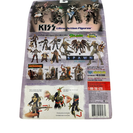 KISS Paul Stanley action figure in original packaging with Shooting Star guitar