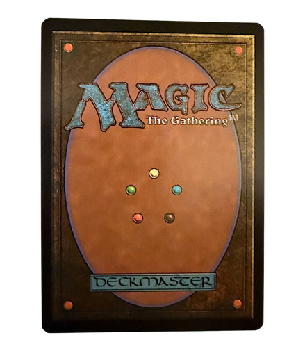 Back of the Magic: The Gathering card with logo and design