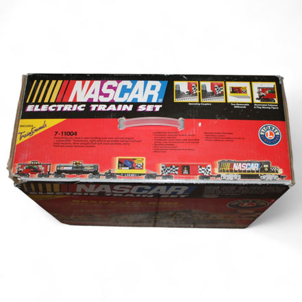 Lionel Nascar Electric Train Set 7 - 11004 Ready - To - Run With FasTrack Series - Flip Side CollectiblesTrainLionel