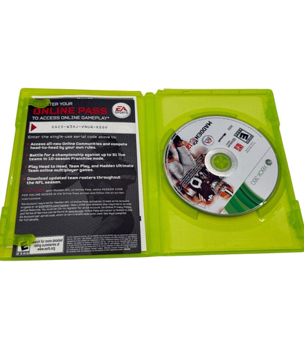 Madden NFL 12 Xbox 360 Game with Manual & Case – football game - Flip Side CollectiblesXBox 360 gameEA Sports