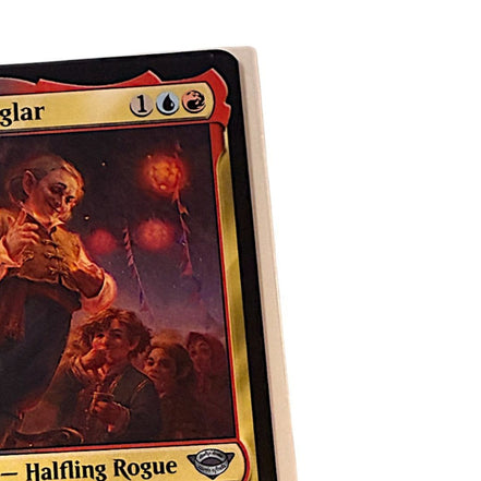 Detailed view of the Bilbo Retired Burglar card abilities