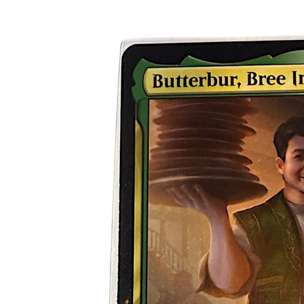 Close-up of Butterbur Bree Innkeeper card details