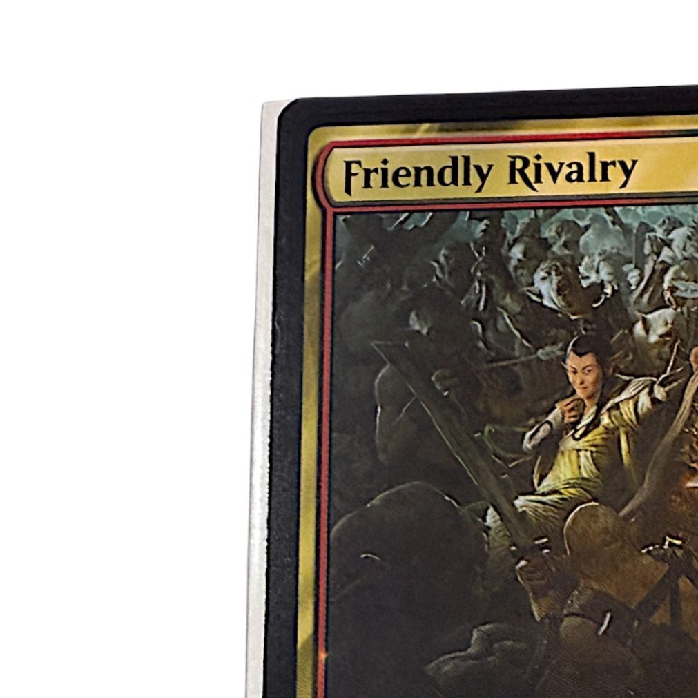 Close-up of Friendly Rivalry card artwork