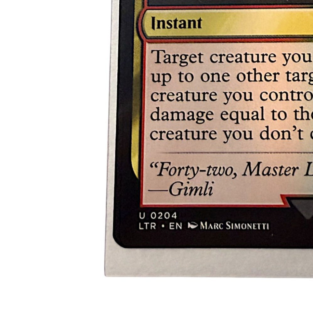Close-up of Friendly Rivalry card details