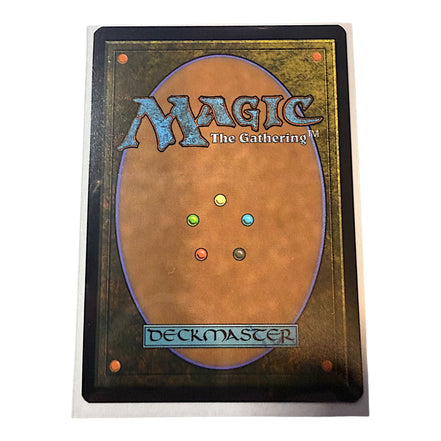 Back of Magic: The Gathering card with Deckmaster logo
