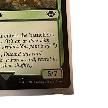 Magic: The Gathering Generous Ent card showing Treefolk creature with forest background