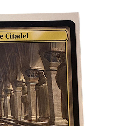 Detailed view of the card's artwork depicting the Great Hall of the Citadel with intricate architectural design.