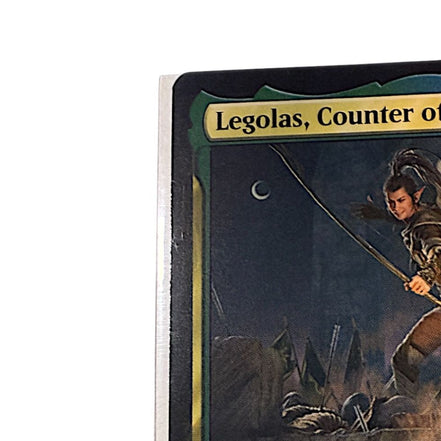 Close-up of Legolas, Counter of Kills card text and abilities