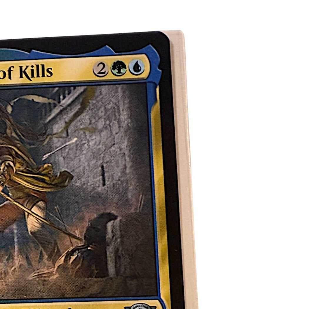 Detailed view of the Legolas card artwork showing the elf archer