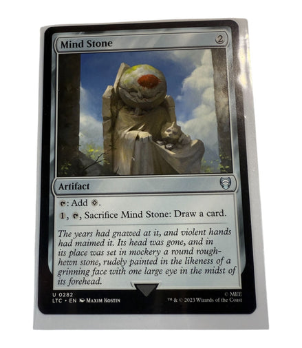Magic: The Gathering Mind Stone Artifact Card 2023 front view