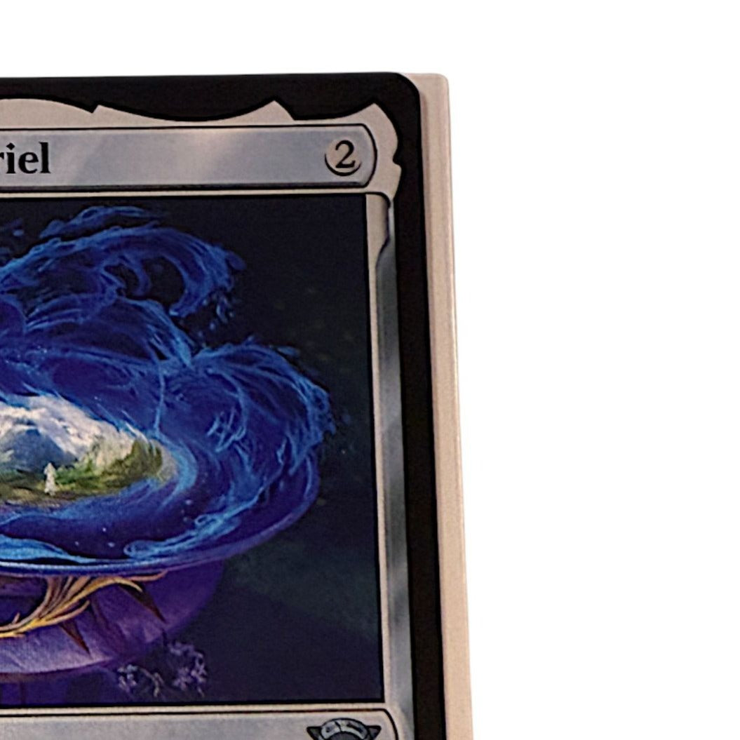 Top section of the Mirror of Galadriel card with title and mana cost
