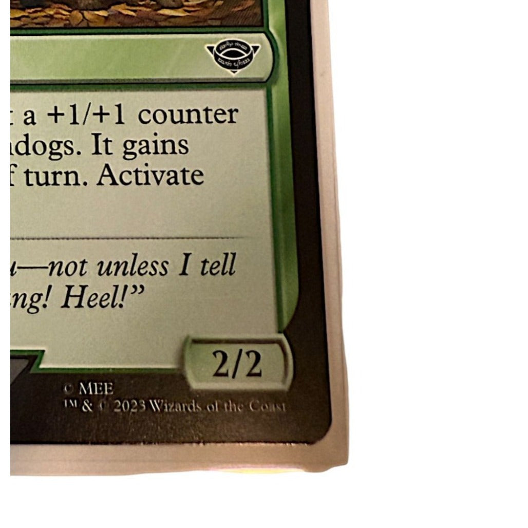 Bottom corner of the Mushroom Watchdogs card showing power and toughness.