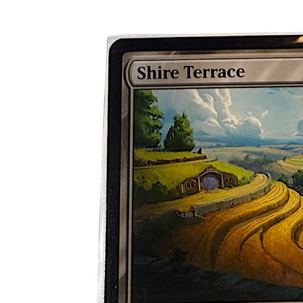 Close-up of Shire Terrace card showing land details