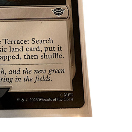 Magic: The Gathering Shire Terrace Land Card with scenic artwork