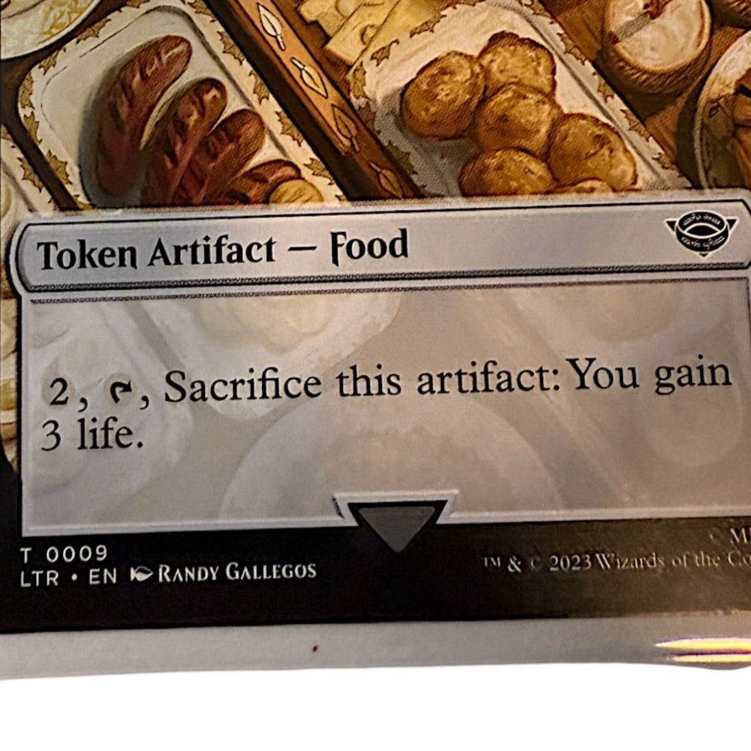 Magic The Gathering Human Soldier token card featuring a warrior in armor