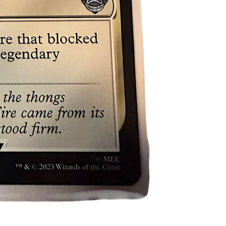 Magic The Gathering "You Cannot Pass!" card featuring Gandalf and Balrog in battle