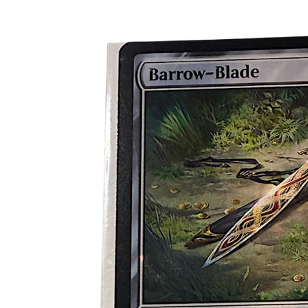 Close-up of Barrow-Blade card text and artwork