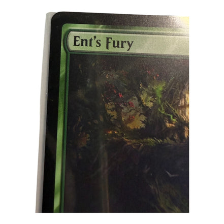 Close-up of Ent's Fury card title and artwork
