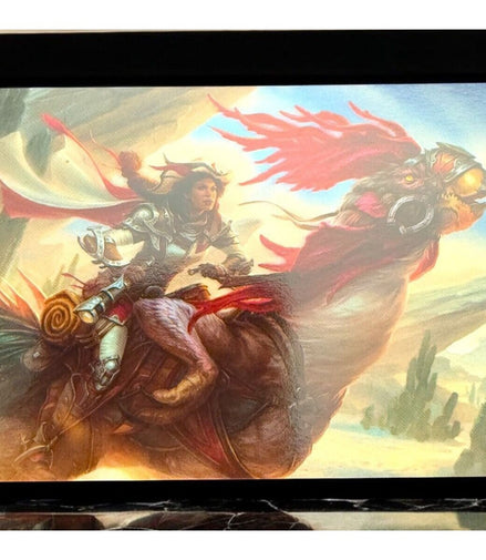 Magic The Gathering Frontier Seeker card featuring artwork by Raluca Marinescu