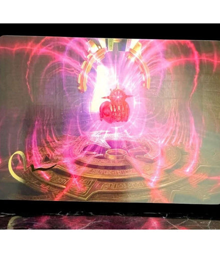 Magic The Gathering Ixalan Art Series card featuring Locus of Enlightenment with vibrant fantasy artwork
