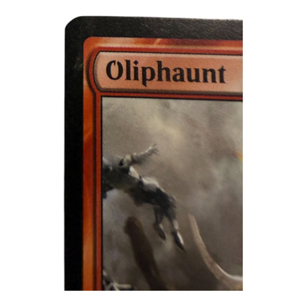 Close-up of Oliphaunt card title in Magic The Gathering