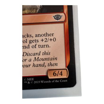 Bottom corner of Oliphaunt MTG card with power and toughness