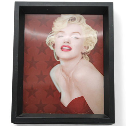 Marilyn Monroe 3D Shadowbox Art with Black Frame 8x10 – 8x10 art - Flip Side CollectiblesMovie CollectiblesFlip Side Collectibles