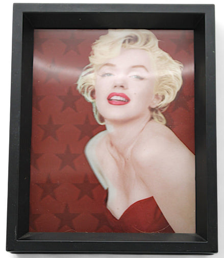 Marilyn Monroe 3D Shadowbox Art with Black Frame 8x10 – 8x10 art - Flip Side CollectiblesMovie CollectiblesFlip Side Collectibles