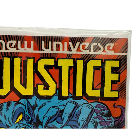 Marvel Justice Comic 13 1987 Tom Morgan Art Collectible – 1980s comics - Flip Side CollectiblesComicMarvel