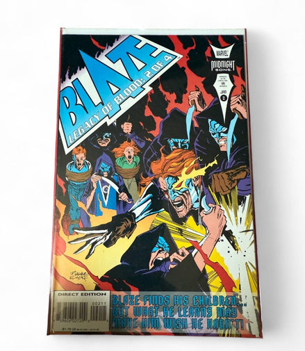 Marvel Midnight Sons Blaze Legacy of Blood Issue 2 Comic – ron wagner - Flip Side CollectiblesComicMarvel