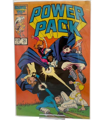 Marvel Power Pack 26 1986 Anniversary Comic Edition – 1986 comic - Flip Side CollectiblesComicMarvel