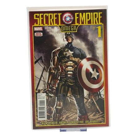 Marvel Secret Empire Omega 1 First Edition Comic – captain america - Flip Side CollectiblesComicMarvel