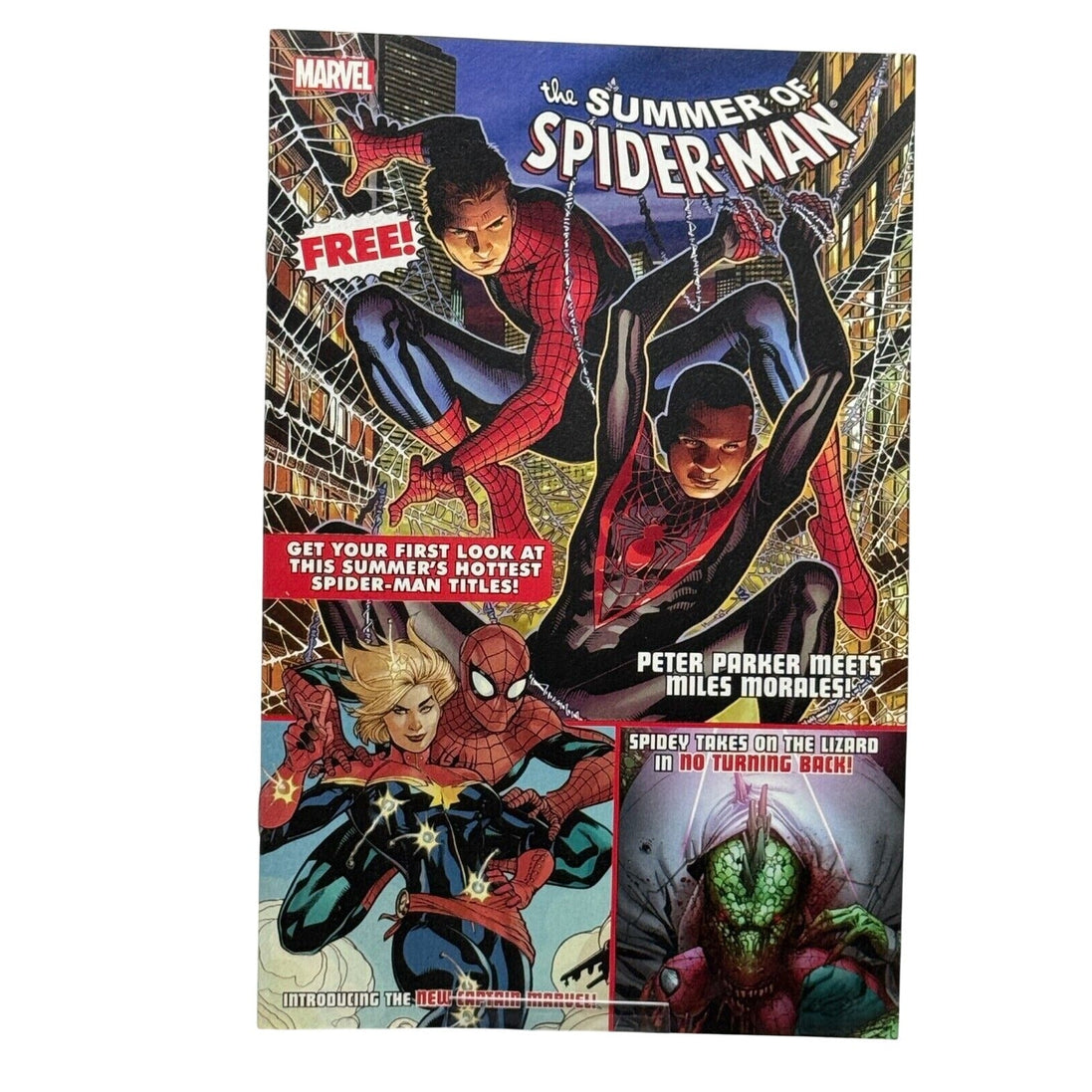Marvel Spider - Man Promo Comic with Miles Morales & Captain Marvel - Flip Side CollectiblesComicMarvel