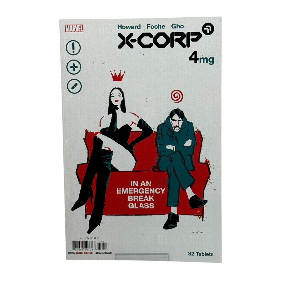 Marvel X - Corp Comic 32 Tablets Graphic Novel Paperback – mutants - Flip Side CollectiblesComicMarvel