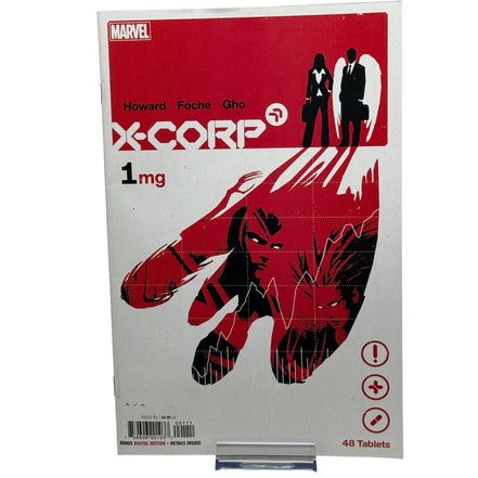 Marvel X - Corp Parody Tablet Box Cover Art – comic – collectible - Flip Side CollectiblescomicMarvel