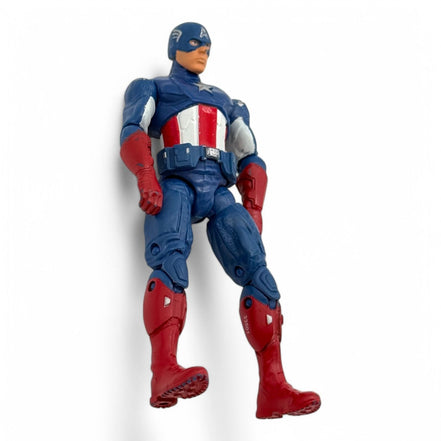 Side view of Captain America action figure