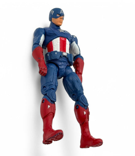 Side view of Captain America action figure