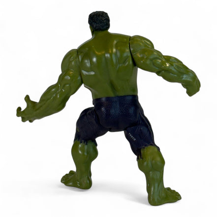 Close-up of Marvel Avengers Hulk action figure's face