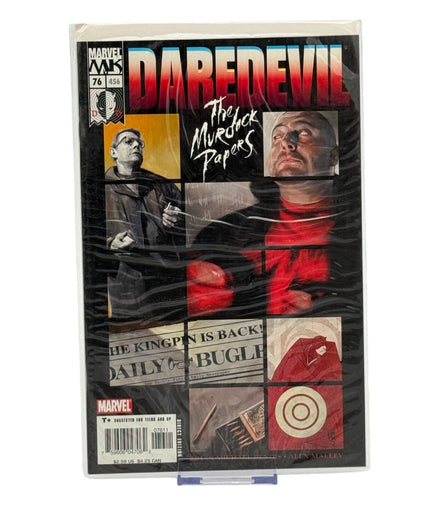 Cover of Marvel Daredevil #76 The Murdock Papers Comic 2005 featuring dramatic artwork by Alex Maleev