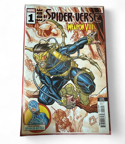 Close-up of Spider-Byte on the comic cover