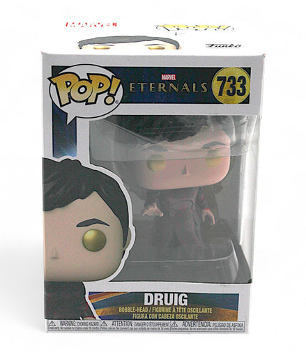 Marvel Eternals Druig Funko Pop Bobblehead in box