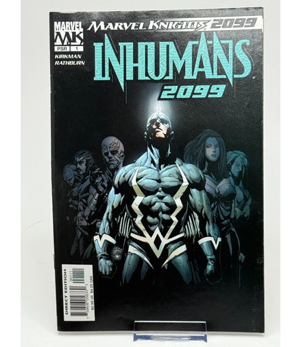 Cover of Marvel Knights Inhumans 2099 #1 comic by Robert Kirkman, 2004 edition