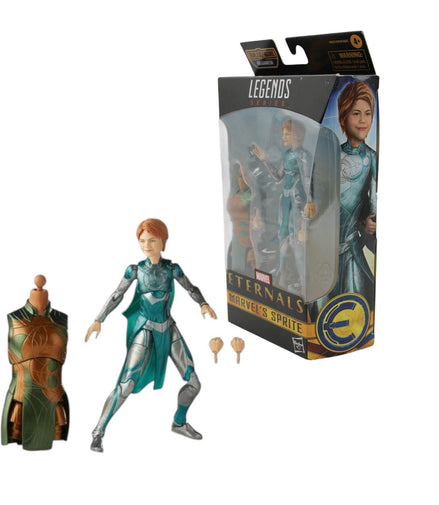 Marvel Legends Eternals Sprite action figure with accessories and Gilgamesh part