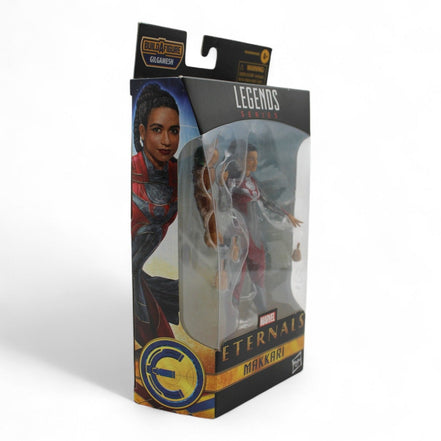 Marvel Legends Makkari Eternals action figure with accessories and Gilgamesh part