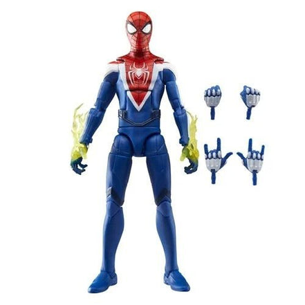 Marvel Legends Spider-Man 2 Miles Morales action figure with accessories