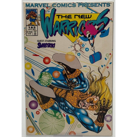Marvel New Warriors #3 comic cover featuring Slapstick guest appearance