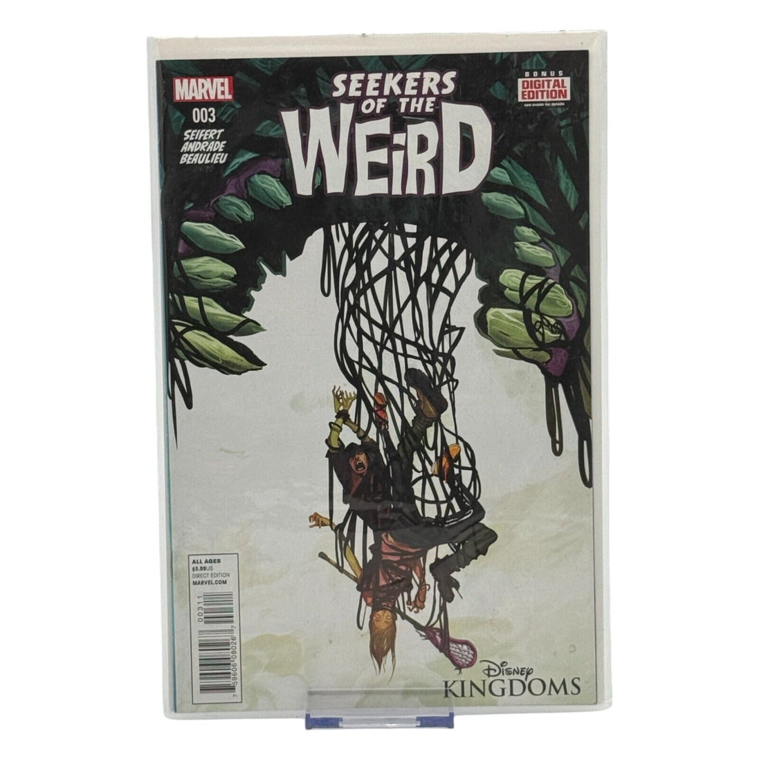 Marvel Seekers Of The Weird #3 comic book cover featuring Disney Kingdoms edition