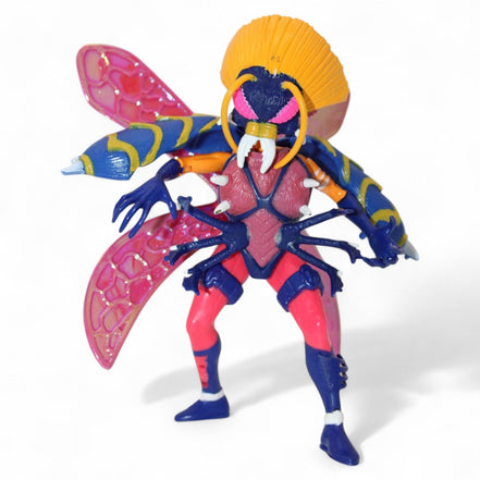 Marvel Spider-Man Spider Force Wasp action figure with wings and articulated joints