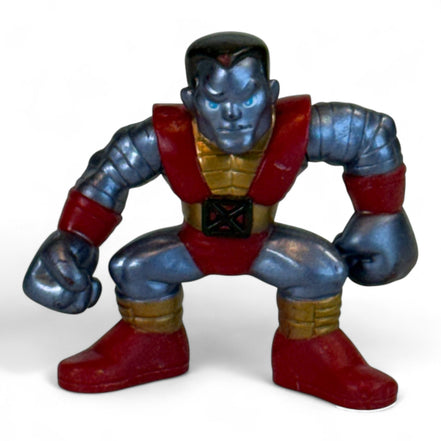 Marvel Super Hero Squad Colossus figure in red and gold armor